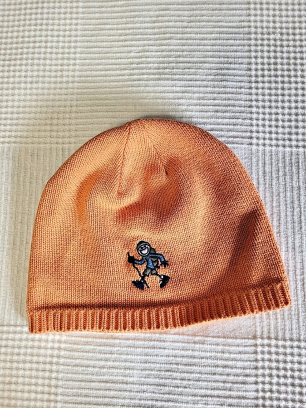 Life Is Good Orange Cotton Beanie